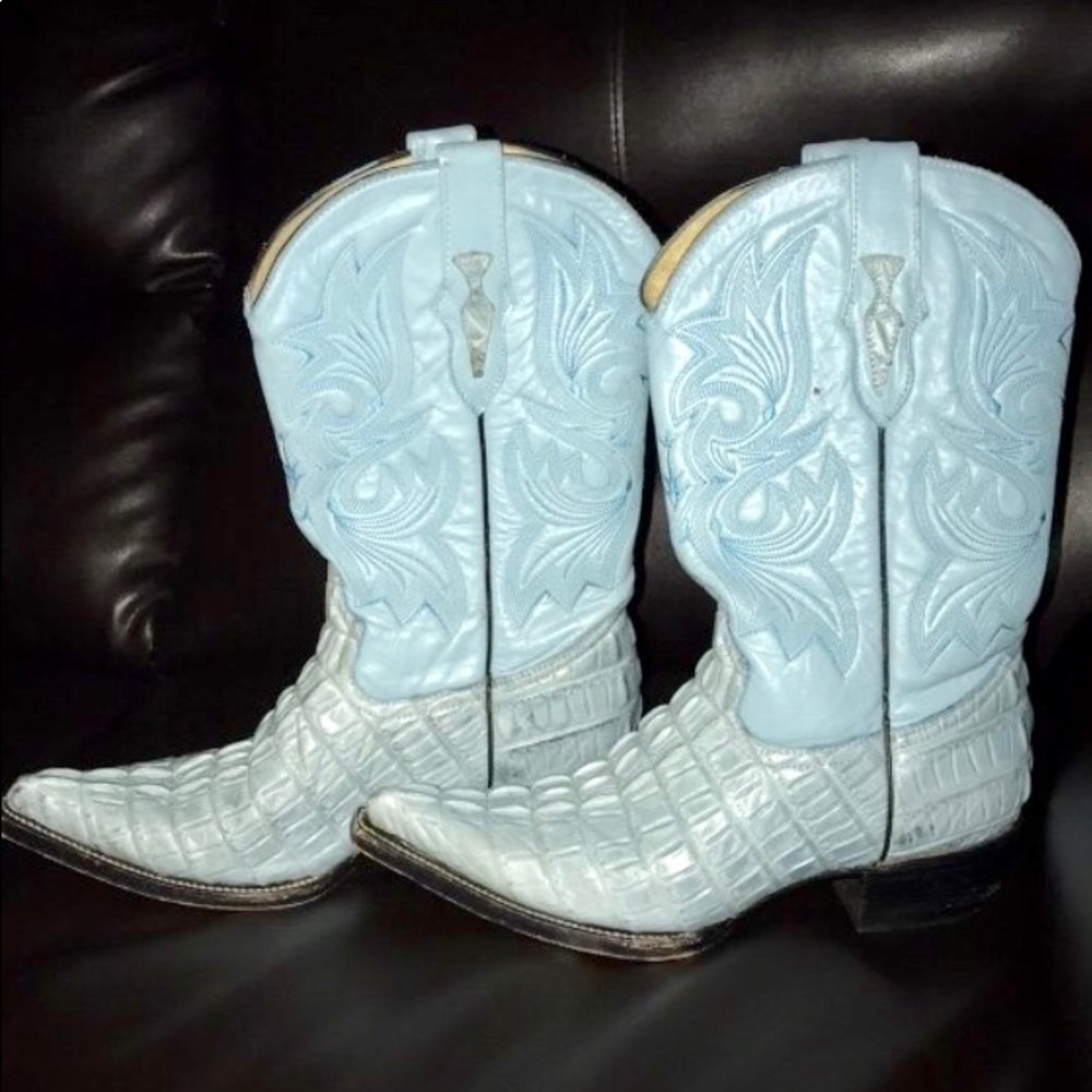 Real Leather Cowgirl Boots